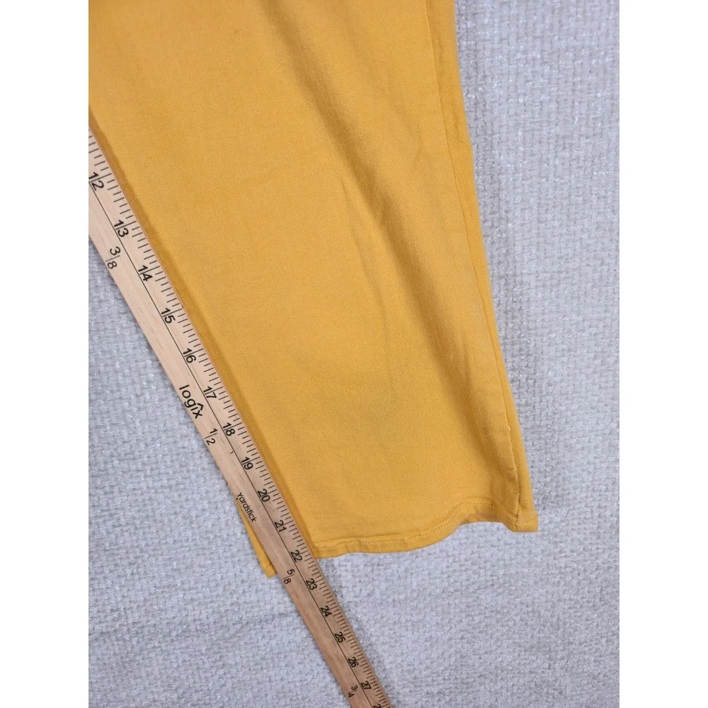 Coldwater Creek Womens Mustard‎ Yellow Capri Pants Size 14 Stretch